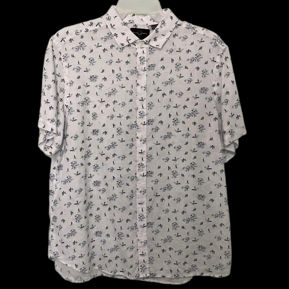 Black and Brown 1826 button down casual shirt size XL excellent condition